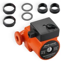 Vevor LPS25-6S/130 Umwälzpumpe aus Gusseisen, 1/8 PS, 55 LPM, Warmwasser-Zirkulationspumpe, Gewindeanschluss, 3-stufige Geschwindigkeitseinstellung,