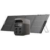 Ecoflow ECOFLOW Tragbare Powerstation DELTA 3 Series Powerstation, 0-100 % in 56 Minuten, 1 800 W (3 600 W Spitze) Solargenerator