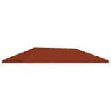 vidaXL Pavillon-Blendenbezug 6 x 3 m Terrakotta