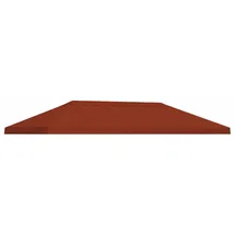 vidaXL Pavillon-Blendenbezug 6 x 3 m Terrakotta