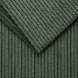 kaiser möbel Ecksofa mit schlaffunktion und bettkasten, Sofa L-form, Couch L-form Gabon stoff Zoom Grün Ottomane Links - Grün