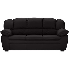 Mivano Mid.you 3-Sitzer-Sofa, Schwarz