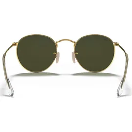 Ray-Ban Round Metal RB3447 001 50-21 polished gold/green classic