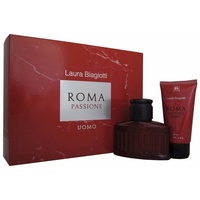 Laura Biagiotti Duft-Set Laura Biagiotti Roma Passione UOMO EDT 75ml. & Shower Gel 75ml., 1-tlg.