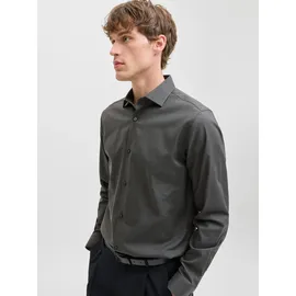 JACK & JONES Blaparker Langarmhemd Grau XS