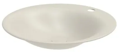 Bette BetteLux Oval Einbau-Waschtisch A220-422HLW1 50 x 50 cm, HLW1, beige
