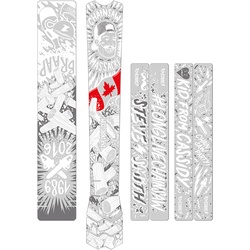 DYEDBRO Rahmenschutz Set matt | colorful Chainsaw White