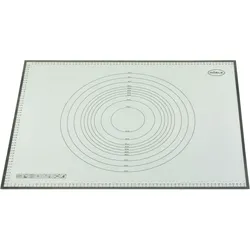 Backmatte RÖSLE, weiß, B:53cm L:68cm, Silikon, Backmatten, Arbeitsmatte mit Maßen, Silikon, hitzebeständig, spülmaschinengeeignet