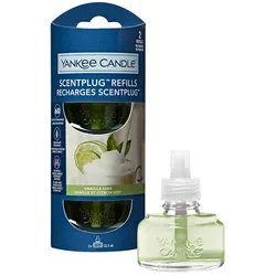 YANKEE CANDLE Scent Plug Nachfüllpack Raumduft Vanilla Lime - Zitrus 37 ml 