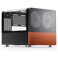 Jonsbo V12 mATX PC Gehäuse, Schwarz
