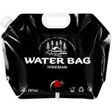 KOBONA Wasserbehälterbeutel 8L Faltbarer Wasserkanister mit drehbarem Wasserhahn,BPA Frei Wassersack,Wiederverwendbare,Notwasserbeutel zum Aufbewahren von Trinkwasser for Outdoor Camping - 410.00x310.00mm/16.14x12.2in