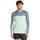 Icebreaker Merino 125 Cool Lite Sphere Colourblock Langarm-t-shirt - Mint / Blue Ash / Colourblock - XL