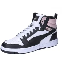 Puma Rebound v6 Sneaker, White Black-Mauve Mist, 46 EU