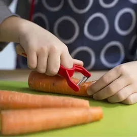 Opinel Le petit Chef Kinder Kochmesser-Set, rot/natur/silber, 3-teilig (1 Set)