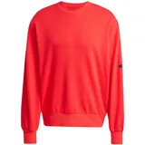 adidas Essentials Loose Fit 3 Bar Logo Sweatshirt Pure Ruby / Black M