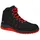 ELTEN Sicherheitsschuhe MADDOX Black-Red Mid ESD S3, Gr. 44