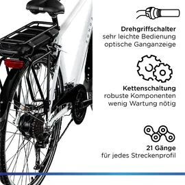 Zündapp Z802 2021 28 Zoll RH 48 cm weiß/grau