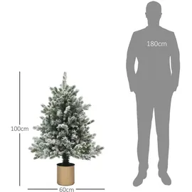 Homcom Künstlicher Weihnachtsbaum 100 cm grün