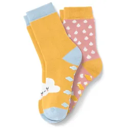 Tchibo - 2 Paar Kleinkind-Antirutsch-Socken - Damen - Gr. 31-34 - hellblau