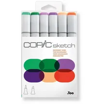 Copic Sketch Secondary Tones, 6 Stück