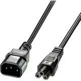 Lindy 30340 1m IEC C14 an IEC C5] Netzkabel