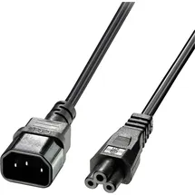Lindy 30340 1m IEC C14 an IEC C5] Netzkabel