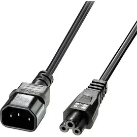 Lindy 30340 1m IEC C14 an IEC C5] Netzkabel