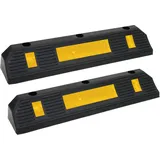 PETEX Radstopper Gummi 58,7 x 12 x 9,5 cm schwarz
