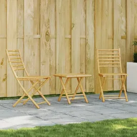 vidaXL Bistro-Set 3-tlg. Braun