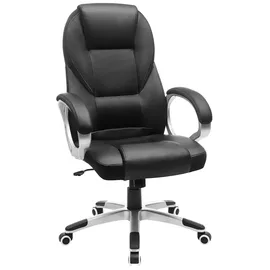 Songmics Bürostuhl Chefsessel Drehstuhl Computerstuhl Sitzhöhenverstellung office Stuhl Polsterung, OBG22B