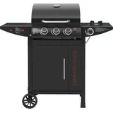 Royal Gourmet Gasgrill 3+1 Brenner schwarz