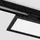 ARCCHIO LED Stromschienenstrahler LED Panel) Hairis, schwarz, 4.000 K, 30 cm, 3-Phasen / schwarz,