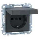 Merten Schuko-Steckdose IP44 Anthrazit 1 St.
