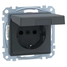 Merten Schuko-Steckdose IP44 Anthrazit 1 St.