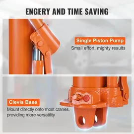 Vevor Wagenheber Stahl 3 t orange