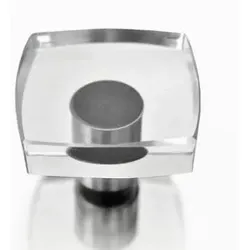Design Möbelknopf 30mm, Kristall klar
