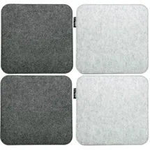 Dune Design Sitzkissen 35 x 35 x 8 cm grau 4-tlg.