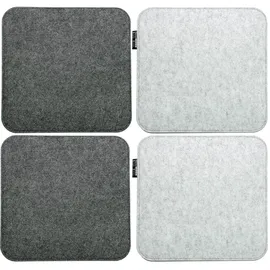 Dune Design Sitzkissen 35 x 35 x 8 cm grau 4-tlg.