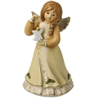 GOEBEL Engelfigur Himmlische Festtage Champagner - Himmelsboten Weihnachten