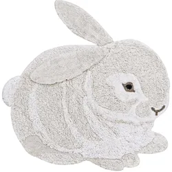 Lorena Canals - Animal Kinderteppich Hase, 130 x 135 cm