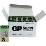 GP Batteries Super Alkaline 9V-Block 10 Stück (0311604a10)