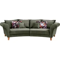 Home Affaire Big-Sofa »Tassilo geschwungene Formensprache, bequem, Mega Sofa, Breite 350cm«, grün