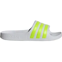 adidas Aqua Adilette Kids Cloud White / Solar Slime / Cloud White 33