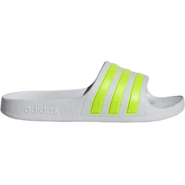 adidas Aqua Adilette Kids Cloud White / Solar Slime / Cloud White 33