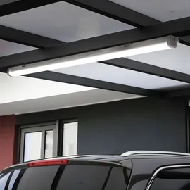 ETC Shop LED Deckenleuchte Feuchtraum Feuchtraumwannenleuchte led Garagenlampe led Röhre, Reihenschaltung, strahlwassergeschützt, 1x led 36W 4320lm