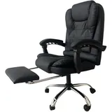 Hti-Living Chefsessel Kunstleder Schwarz