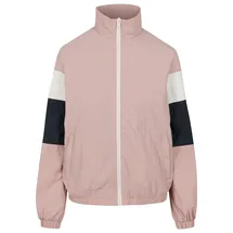 URBAN CLASSICS 3-tone Crinkle Parka Pink Dark / Navy / White XS