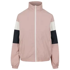 URBAN CLASSICS 3-tone Crinkle Parka Pink Dark / Navy / White XS