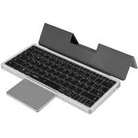 Logilink ID0214 - Kabellose Multi-Device-Tastatur, BT 5.1, mit Trackpad