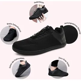 dotales Citystep Barfußschuh Damen Schwarz 40